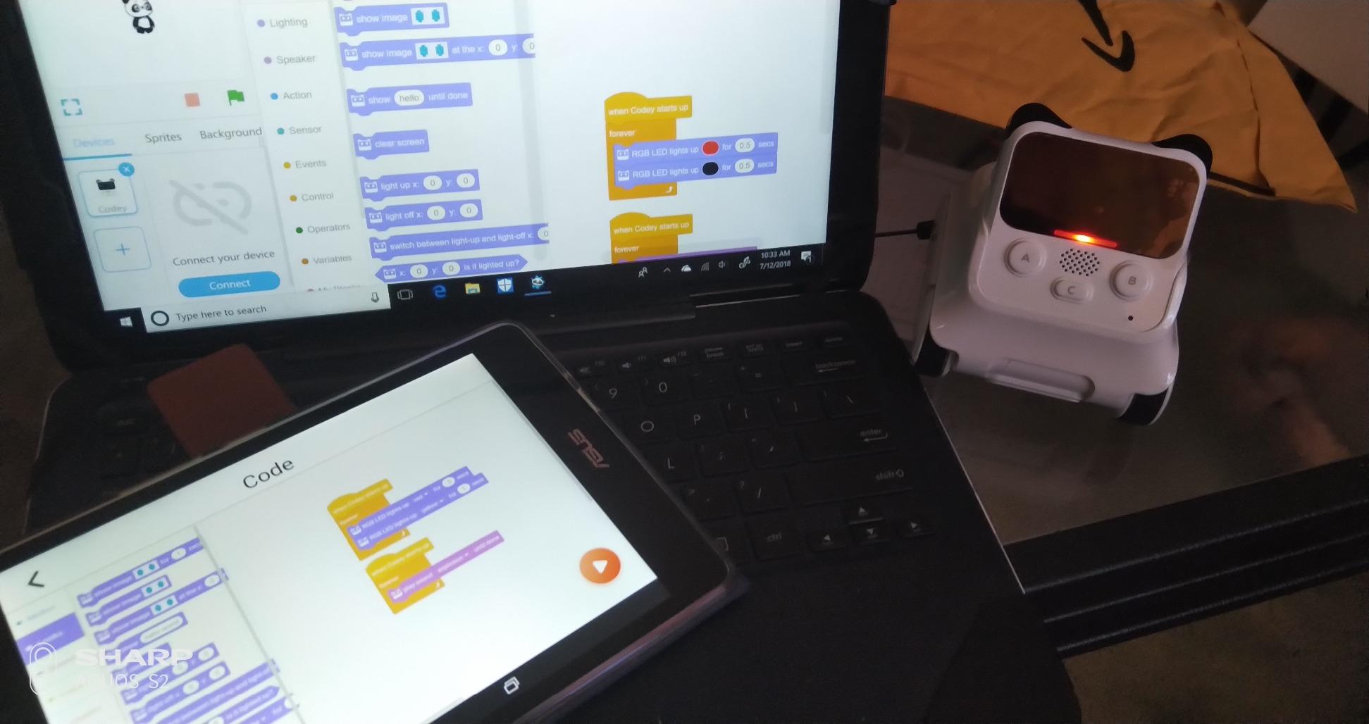 Makeblock Codey Rocky expressive robot