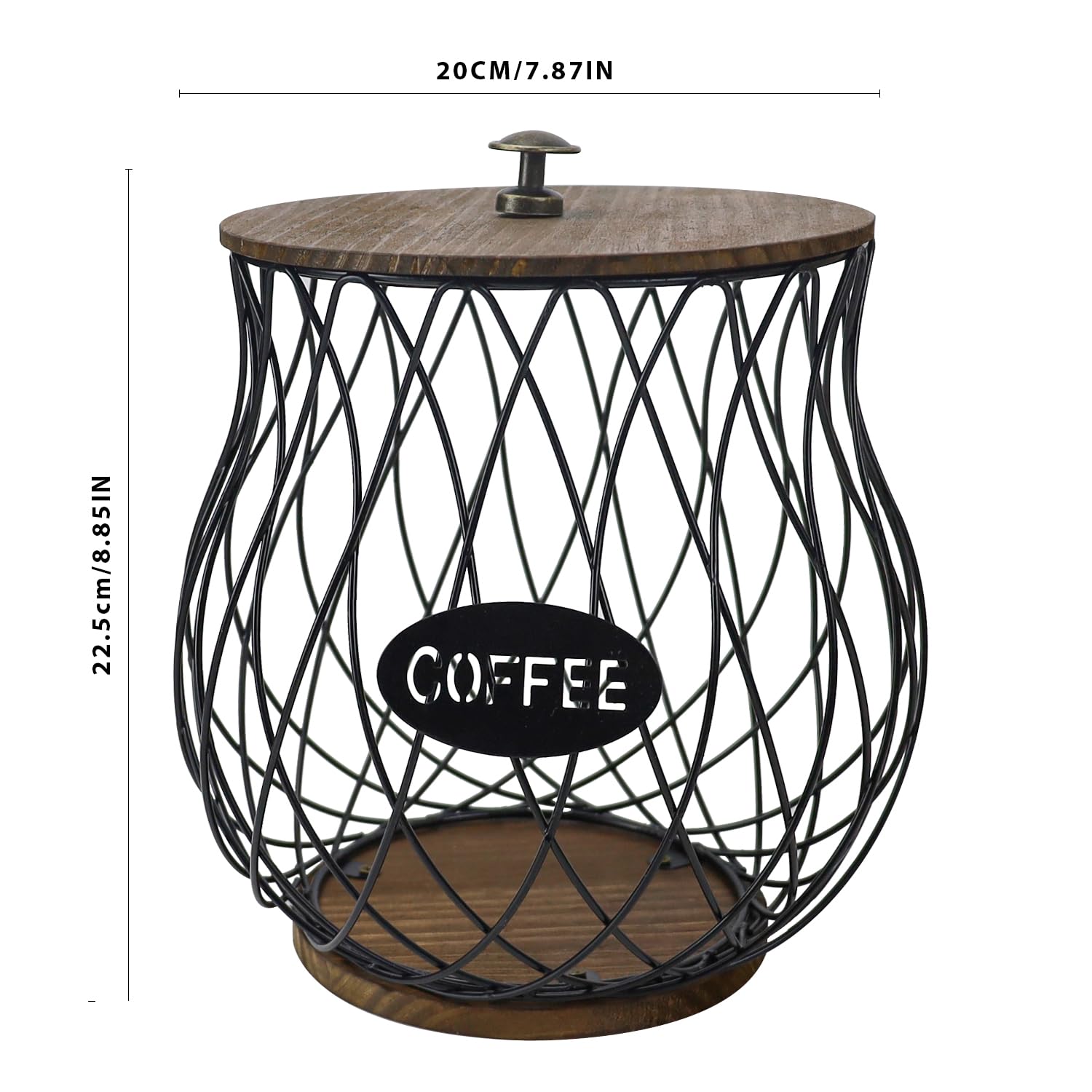 Soporte para cápsulas de café, soporte para cápsulas de café, cesta de almacenamiento para cafeína, monodosis expreso, recipiente K para bancos, accesorios para bar