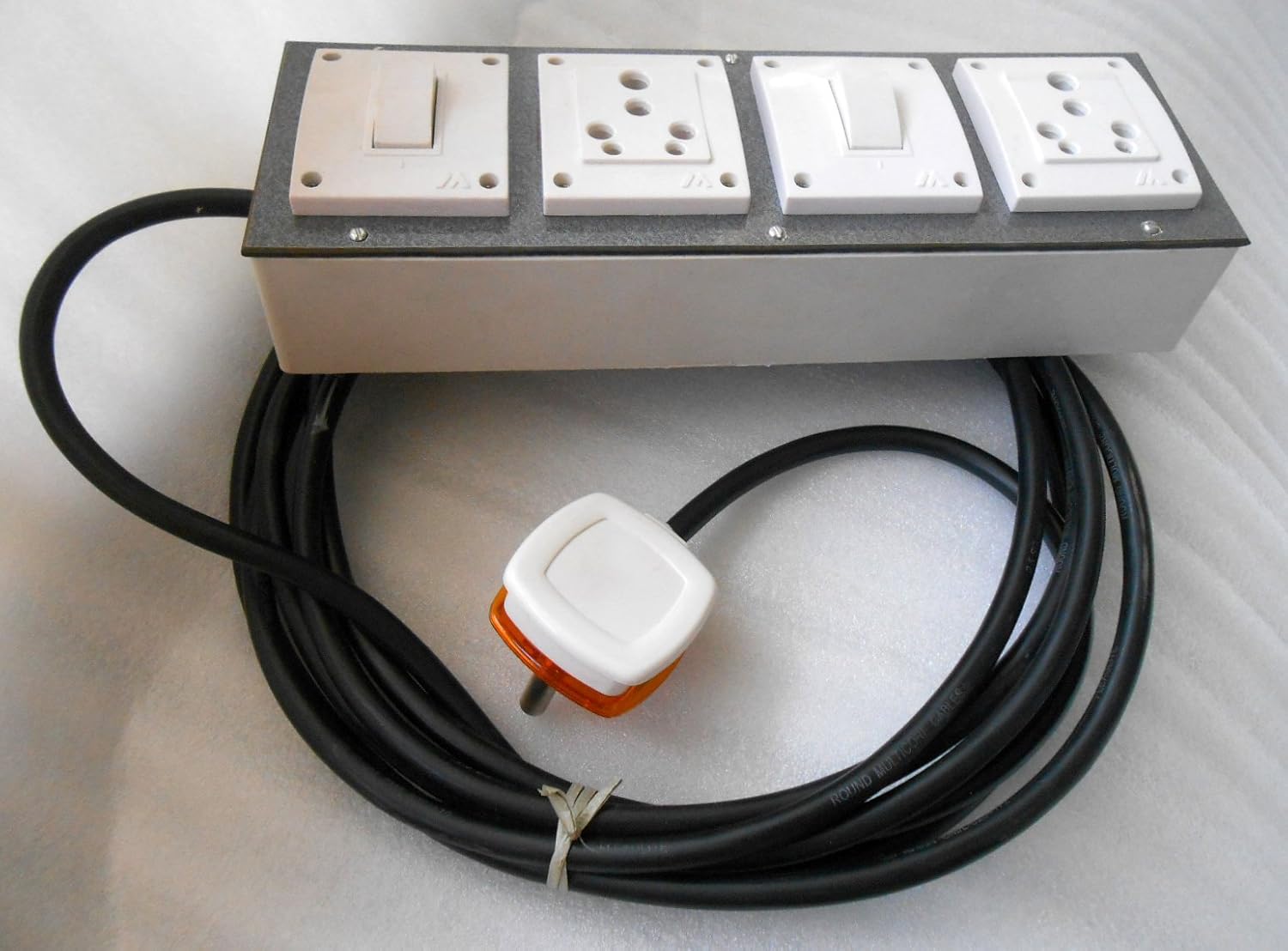 Privilege 16AMP 2 Socket + 2 Switch Grounded for safety Heavy Duty ISI