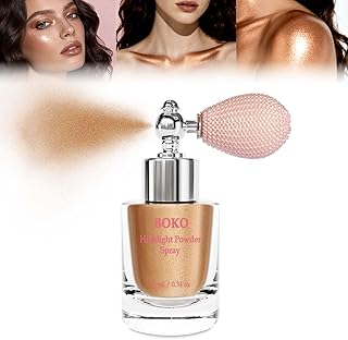 Boko Spray en polvo iluminador, spray de bril...