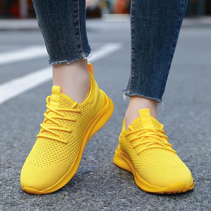DLWKIPV Mens Trainers Slip On Sneakers Breathable Cushioned | Mesh Upper with Padded Insole and Non Slip Outsole For Running,Walking,Tennis,and All-day Active Comfort.