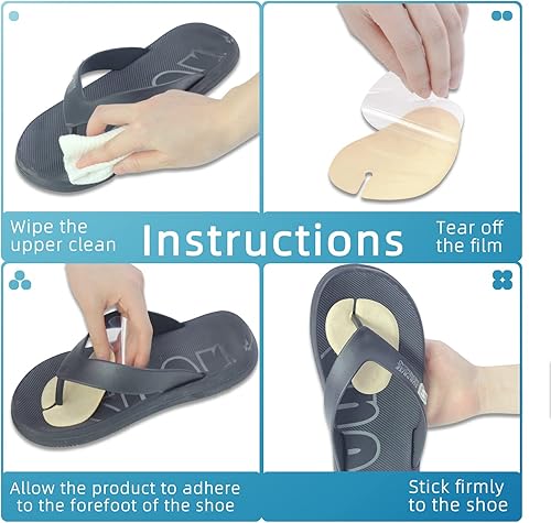 Miniatura 6 de BIGGCOOL Almohadillas metatarsianas para el antepié para sandalias de tanga, sandalias, tacones, zapatos de hombre y mujer, 3 pares de cojines