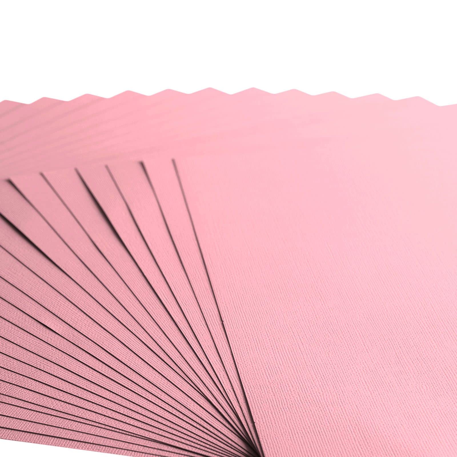 Florence Cardstock Textured, Coloured Card Making Supplies 12 x 12 inch, Pink, 20 Sheets - Image 4