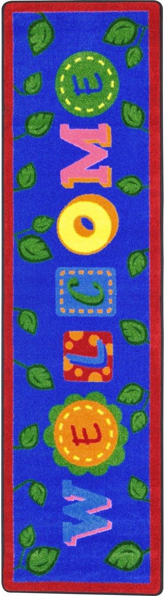 Joy Carpets Alphabet Leaves Childrens Rugs, D, Bold