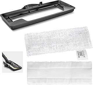 SPARES2GO Main Carpet Glider Tool + Steam Pads for Karcher Easyfix SC1 SC2 SC3 SC4 SC5 Series Steam Cleaner