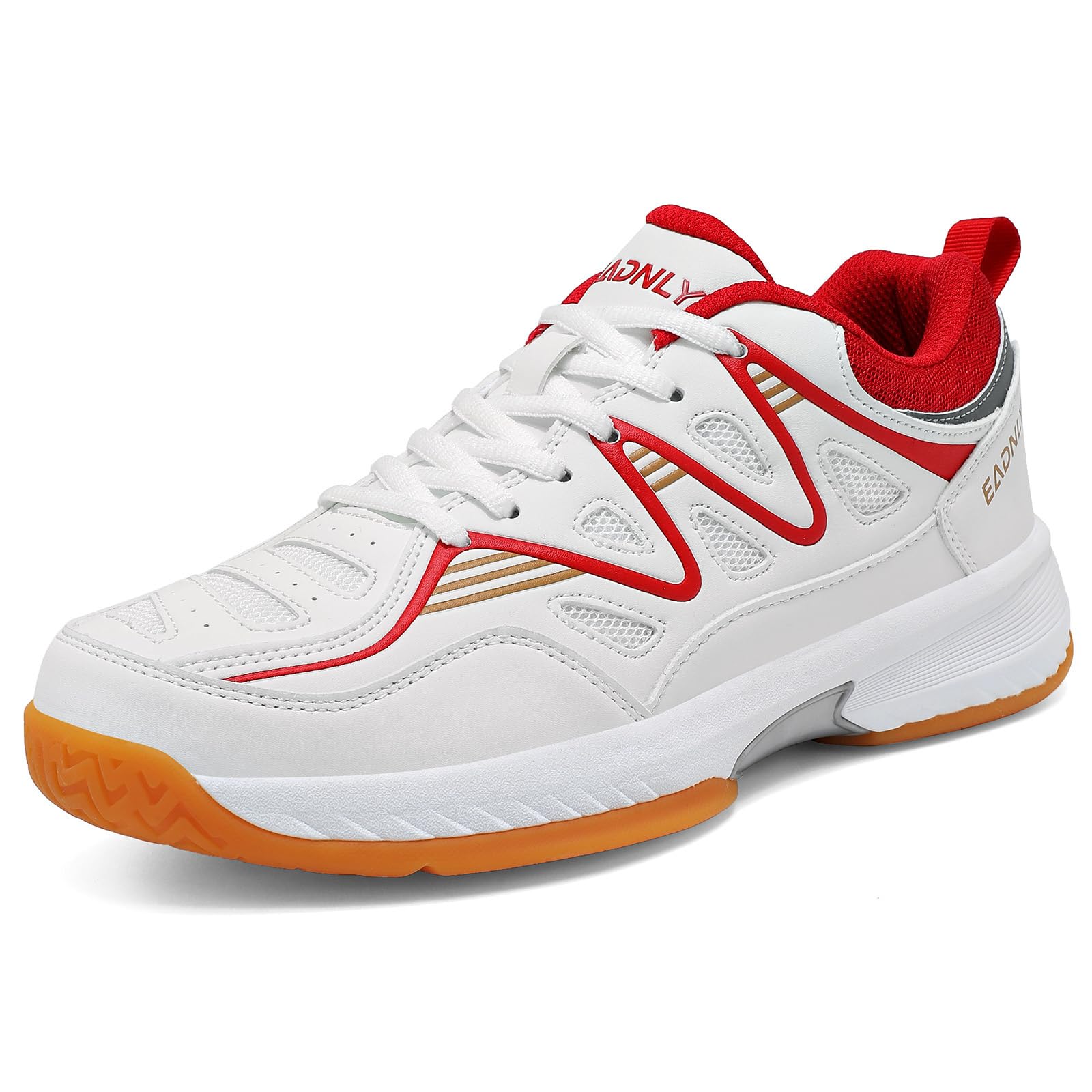 Mens Tennis Shoes Extra Wide Pickleball Shoes for Men Lightweight Non Slip Sneakers All Court