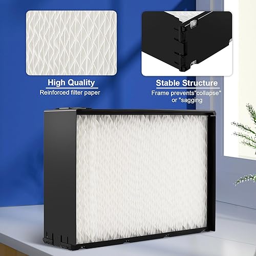 Miniatura 4 de Paquete de 2 humidificadores 1045 Super Wick Filtros compatibles con Essick Air AIRCARE H12300, H12300HB, H12400, H12400HB, H12600, H12600, H12001,