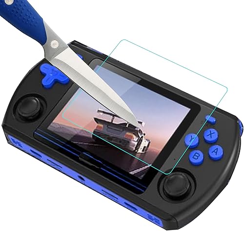 Miniatura 4 de Mr.Shield [Paquete de 3] Protector de pantalla para Powkiddy RK2023 [vidrio templado] [vidrio japonés con dureza 9H] Protector de pantalla