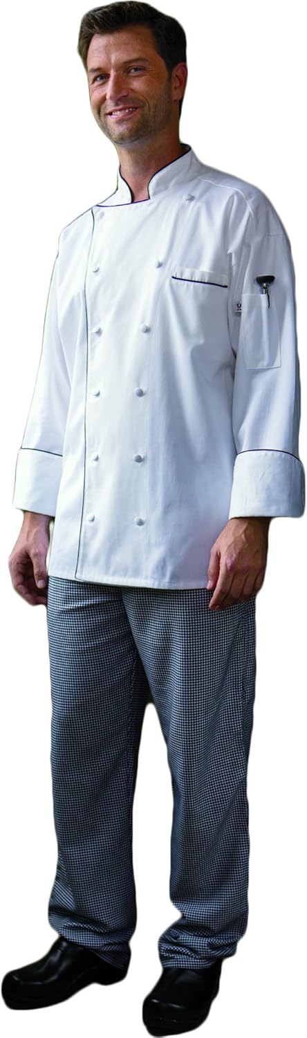 Averill's Sharper Uniforms Men's Executive Chef Pants with Belt Loops and Zipper 5XL Houndstooth