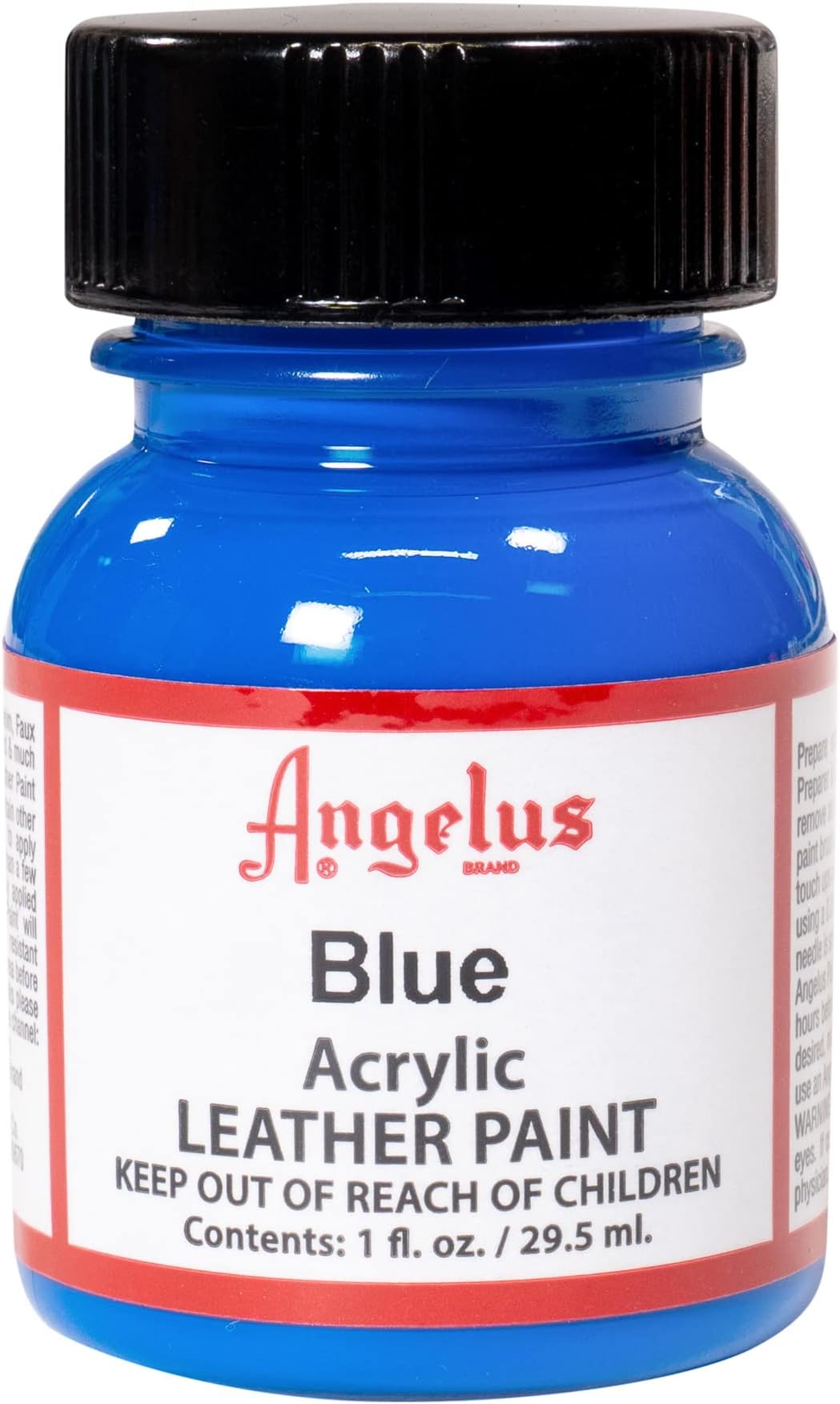 Acrylic Leather Paint, Blue, 1 oz.