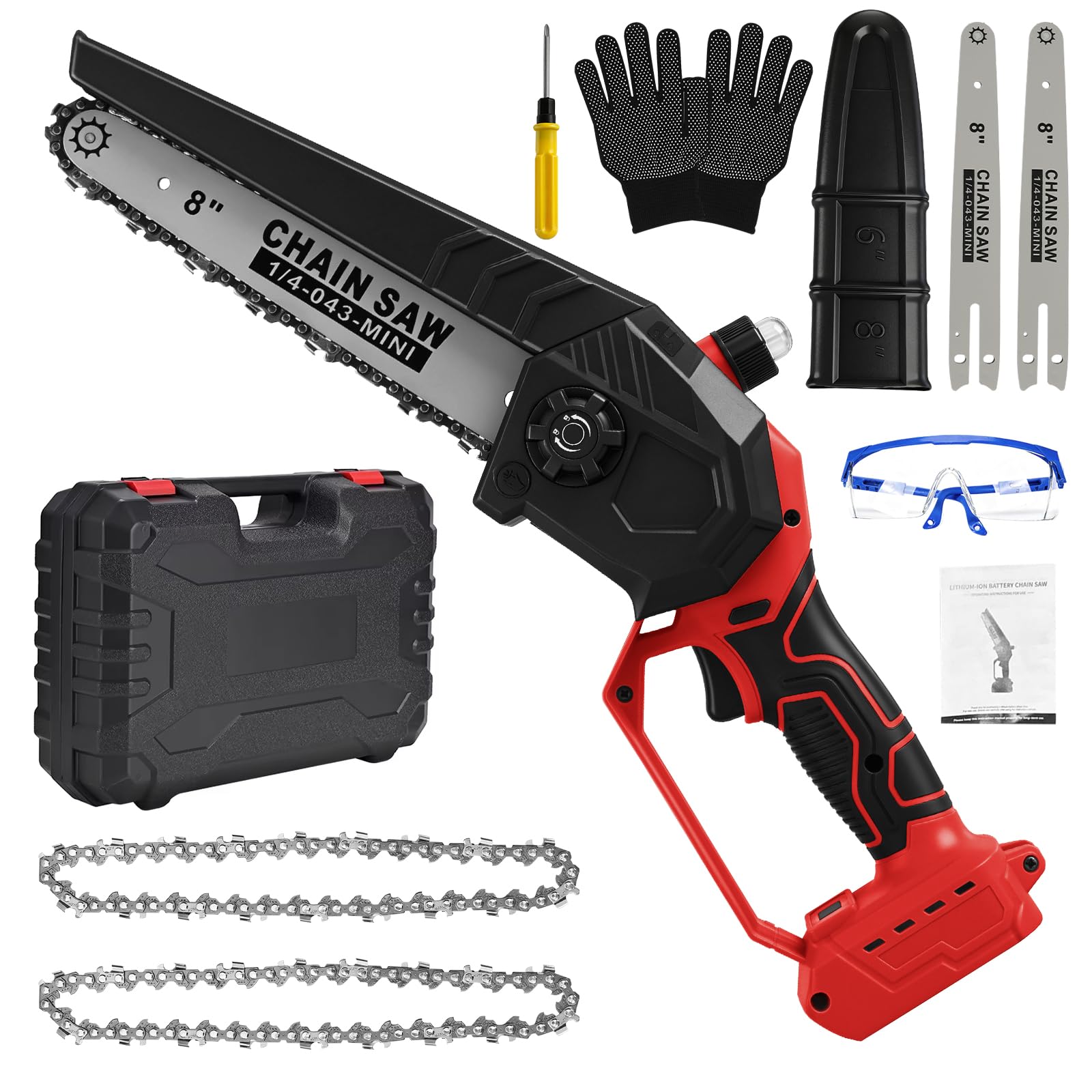 Mini tronçonneuse électrique sans fil 8" pour Milwaukee 18V (sans batterie)
