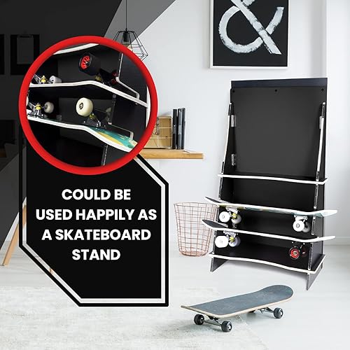 Miniatura 5 de Rampa de patineta y bicicleta - Rampa para scooter, BMX, RC Car & Skate para niños - Soporte de exhibición