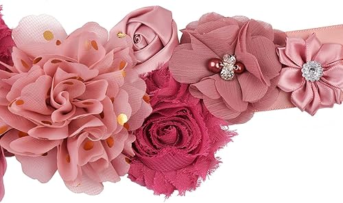 Miniatura 5 de Vemonllas Cinturón de maternidad para mamá para ser papá para ser ramillete, decoración de baby shower, accesorios para fotos de embarazo, regalos