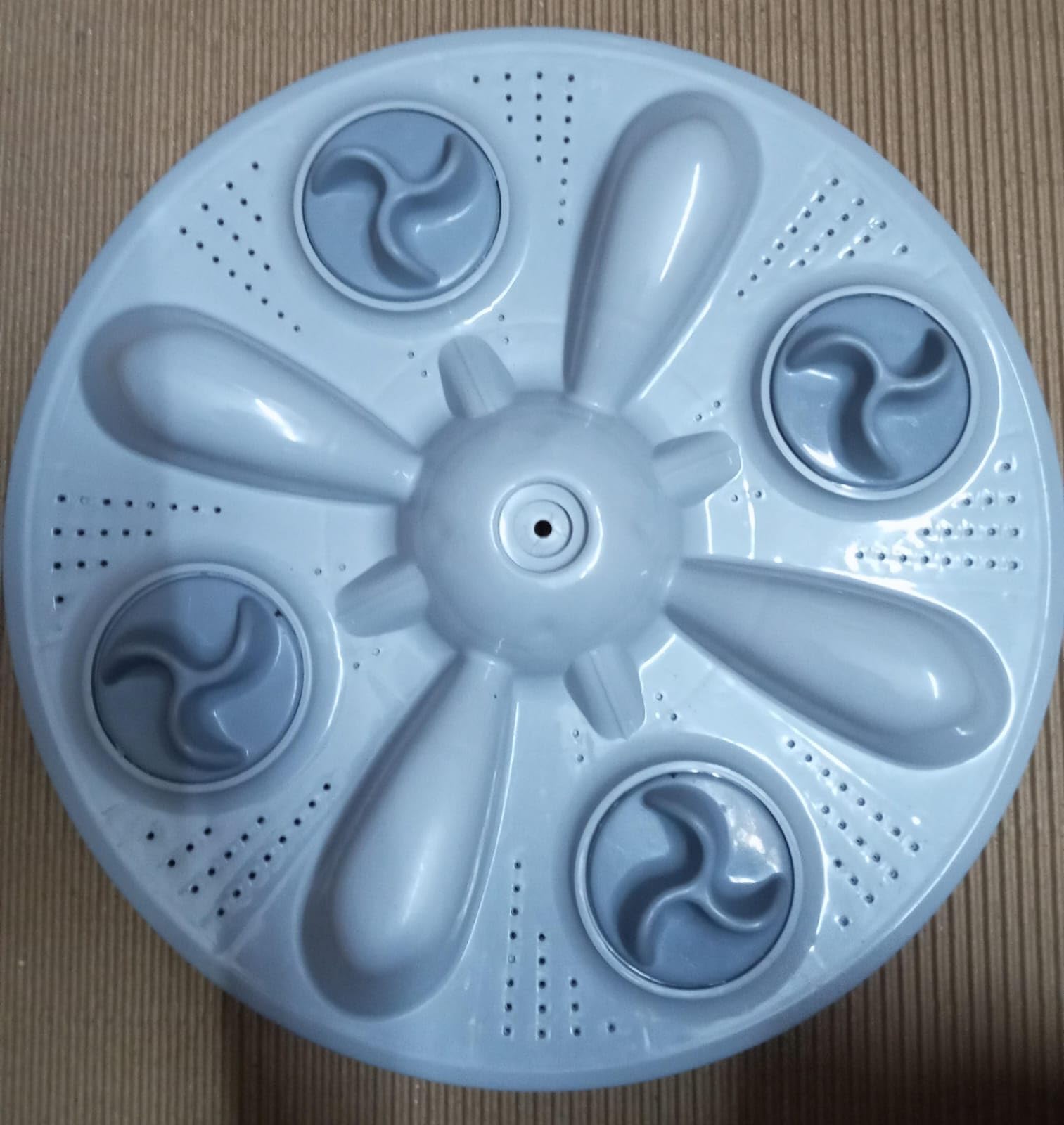 Pulsator compatible with Semi Automatic Washing Machine, Grey, 37.5 cm, 4 Flower and 4 Baffle, Round Shaft, Single Pack-image-28