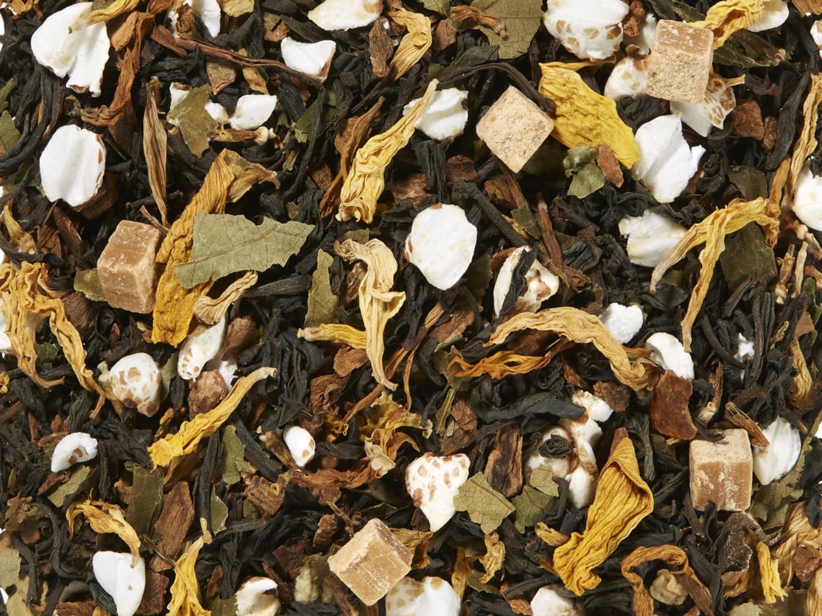 1kg - schwarzer Tee - CREMETORTE - aromatisierte Schwarztee-Mischung - Karamell-Eierpunsch-Note