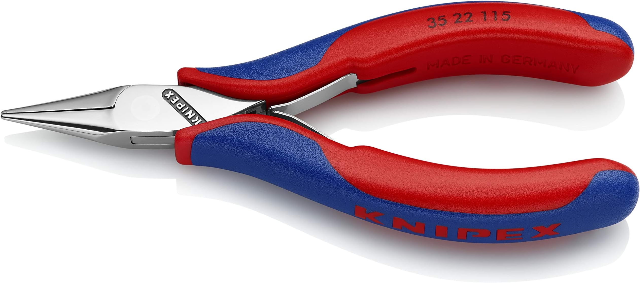 Knipex 3522115 Electronics Pliers with Half Round Tips, 4.5 Inch