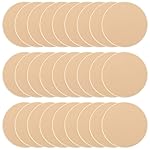 25 Pcs Women\'s Round Soft Makeup Beauty Eye Face Foundation Blender Facial Smooth Powder Puff Cosmetics Blush Applicators Sponges Use for Dry and Wet