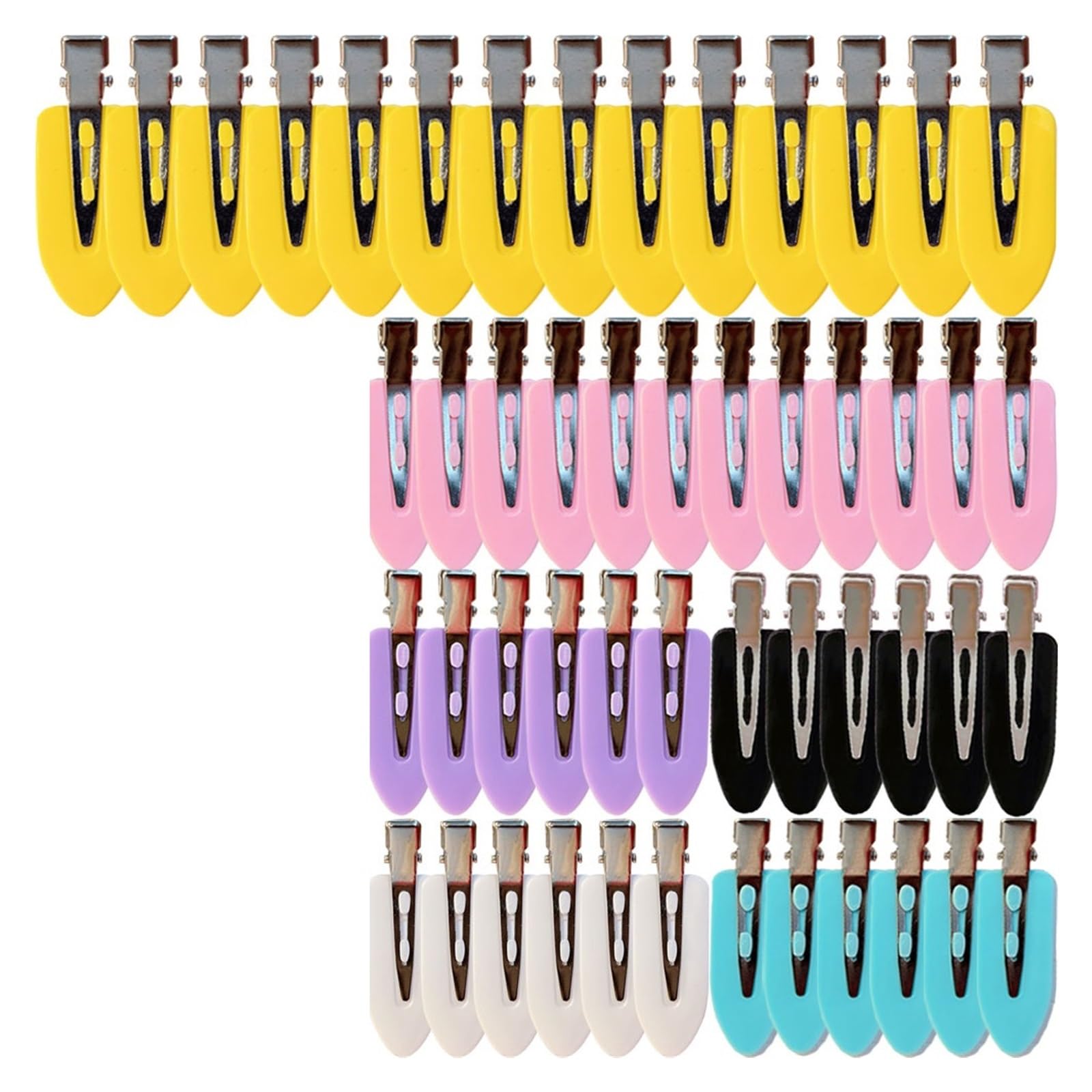 20/60 pezzi/set fermagli for capelli senza piegatura frangia laterale barrette forcine for lo styling delle donne(60Pcs-A)