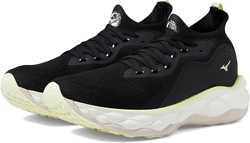 Mizuno Chaussures de course Wave Neo Ultra pour femme, Noir-lumi re toil e non t