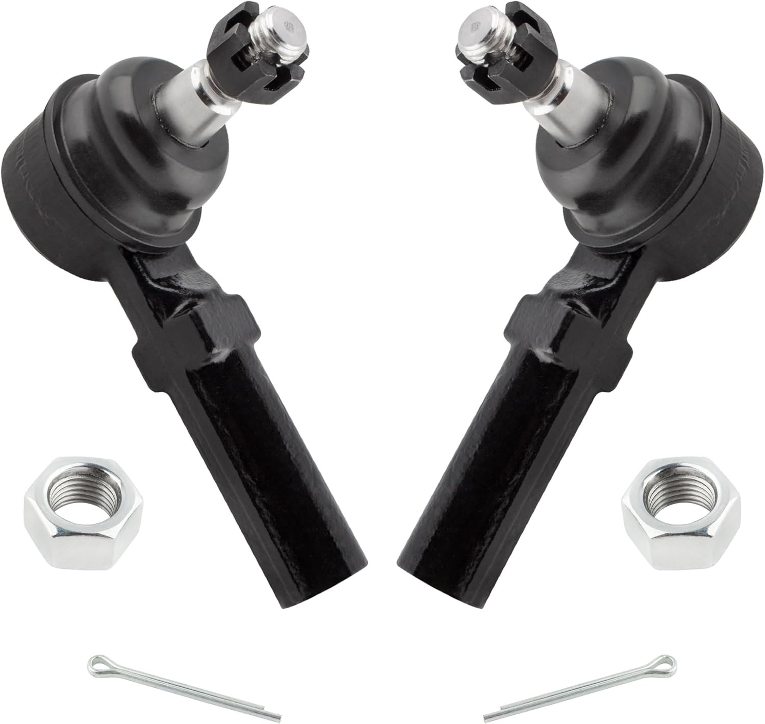 Pair (2) Front Outer Tie Rod Ends Driver and Passenger Side For Cadillac XLR 2004 2005 2006 2007 2008 2009 For Chevrolet Corvette 1984 1985 1986 1987 1988 1989 1990-2013