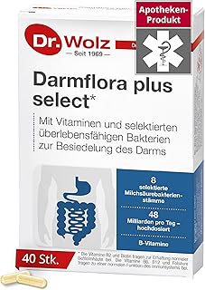 Dr. Wolz Darmflora plus select Kapseln, 40 St. Kapseln