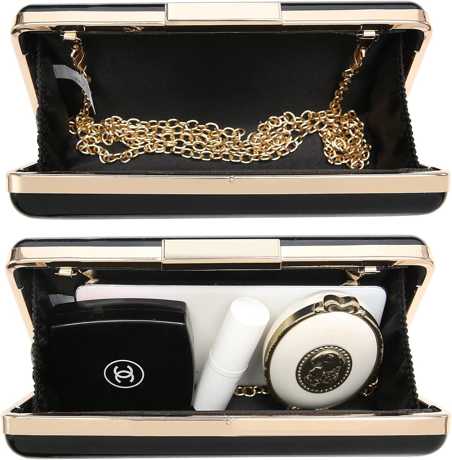 Dasein Women Evening Purses Clutch Bags Formal Party Clutches Wedding Purses Cocktail Prom Handbags - Image 5