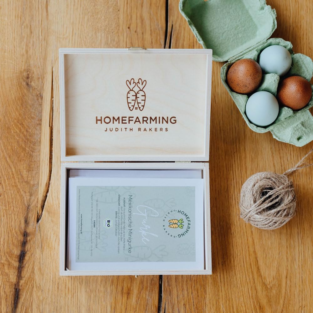 Bio-Saatgutbox fr die Wohnung HOMEFARMING JUDITH RAKERS, samenfestes Bio- Saatgut, zertifizierte Qualitt, Made in Germany : Amazon.de: Garten