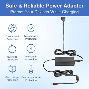12V Power Adapter Charger for Pioneer DJ Serato DDJ-1000 DDJ1000 SRT DDJ-1000SRT DDJ-1000SRT-W 4-Channel Club Style Digital DJ Controller 12VDC DC12V 12.0V Power Supply Cord Charger PSU