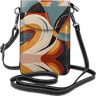 Sunny Smile Print Small Cell Phone Purse â€“ Wallet Crossbody Bag with Adjustable Strap, Perfect for Daily Life & Travel