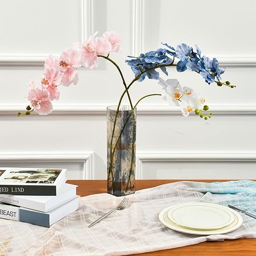 Miniatura 3 de Mysterious Brown Deer Plastic Vase for Flowers 11.8 x 3.9 Inch decorative Small Flower Vases Modern Dining Room Entryway Library jarron para centro