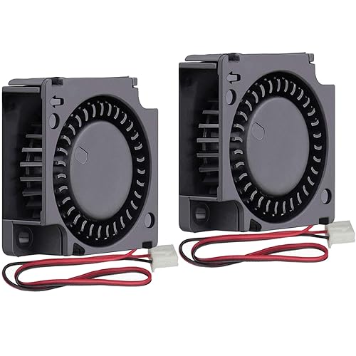 Miniatura 9 de GDSTIME Paquete de 2 ventiladores de ventilador de 1.969 in x 0.591 in, 12 V 5015 con rodamiento de bolas dual DC sin escobillas de enfriamiento