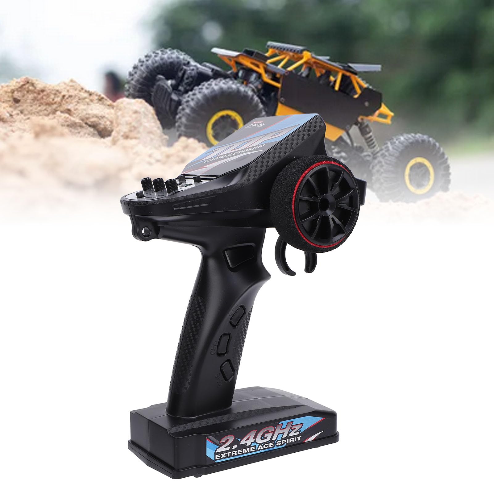 Transmisor y receptor RC portátil de 7 canales para camiones WLtoys RC Crawler Cars Off Road Trucks