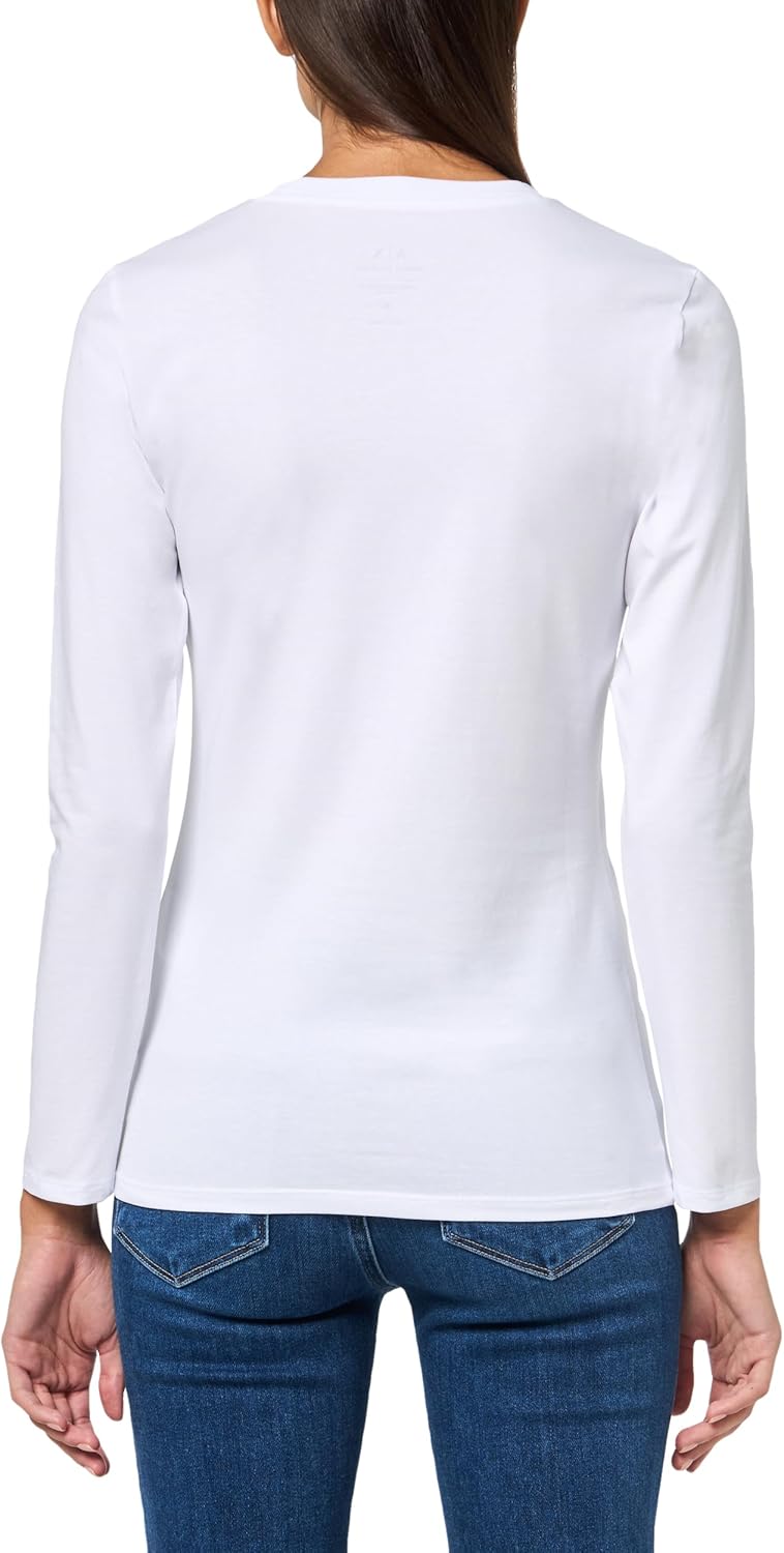 Armani Exchange Women's Regular Fit Large Studded Monogram Logo Tee - Image 2