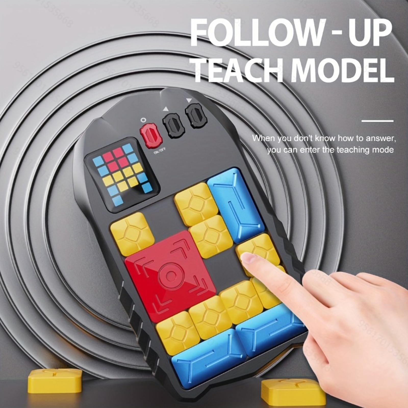 Juego Educativo De Rompecabezas Deslizante Rompecabezas Entrenamiento Lógico 7 Niveles con Detección Automática Resultados Ideal para Fiestas Niños Y Adolescentes Juguete Lógico No