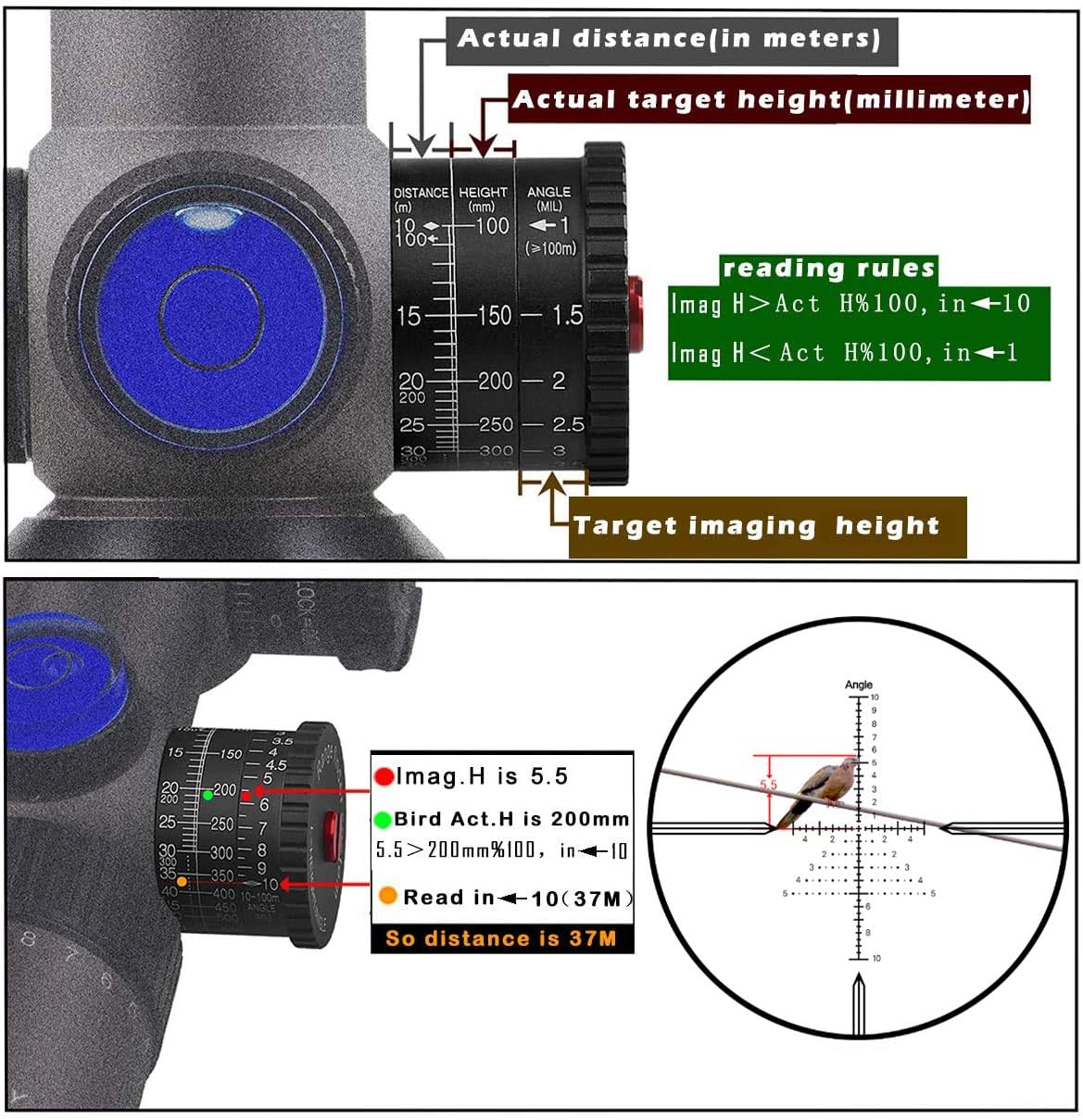 ApexHorizon HI 4 14X44 SF FFP Rifle Scope,Sniper Hunting Optics Crosshair Gun Scopes Photo