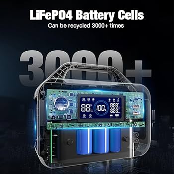 Amazon.com : GRECELL Portable Power Station 300W, 230Wh LiFePO4