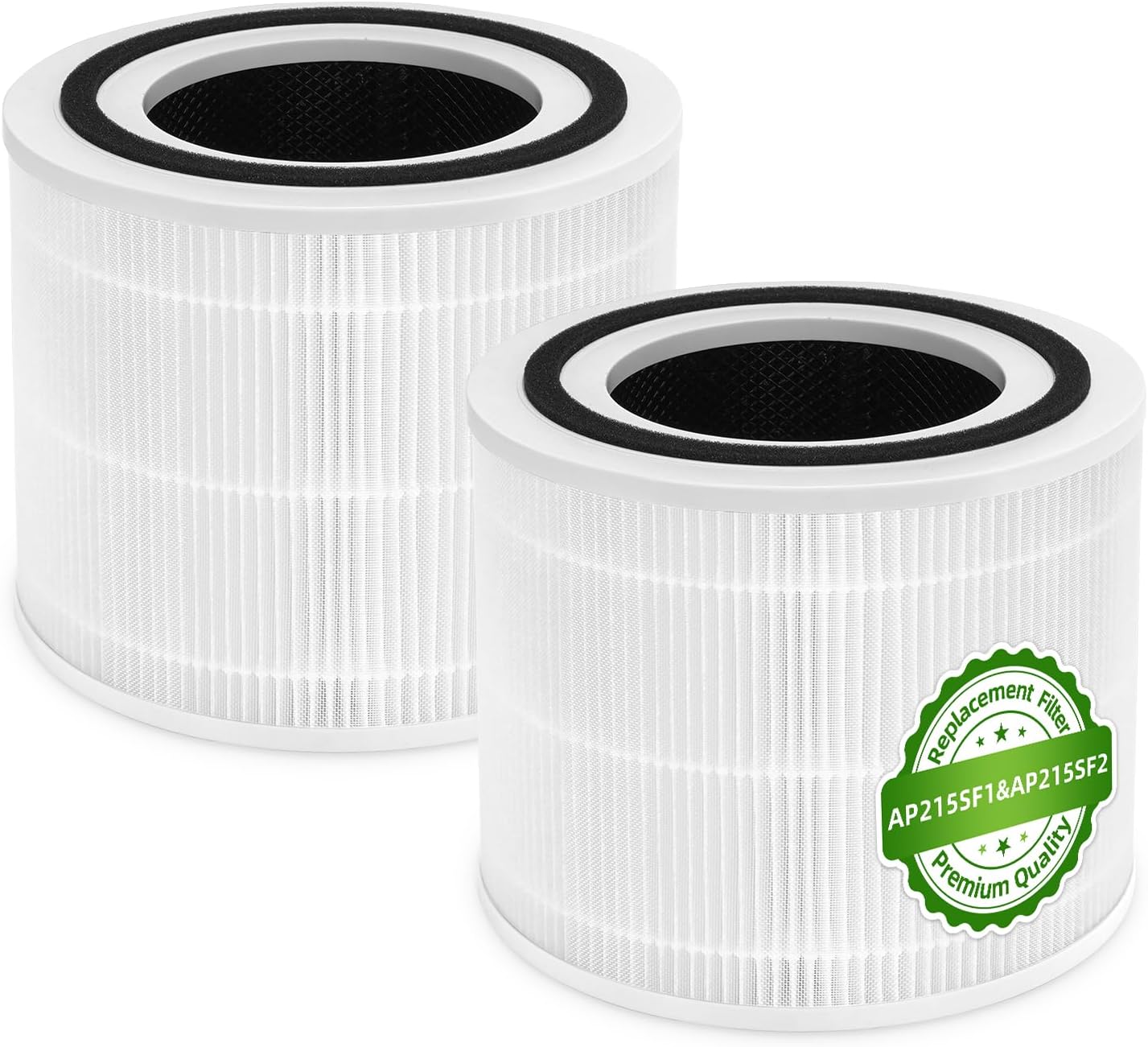 APF-H13 Replacement Filter Compatible with MaxLite AP215SF1 & AP215SF2 Air Purifier, H13 High-Efficiency Activated Carbon and Pre-Filter 2-Pack