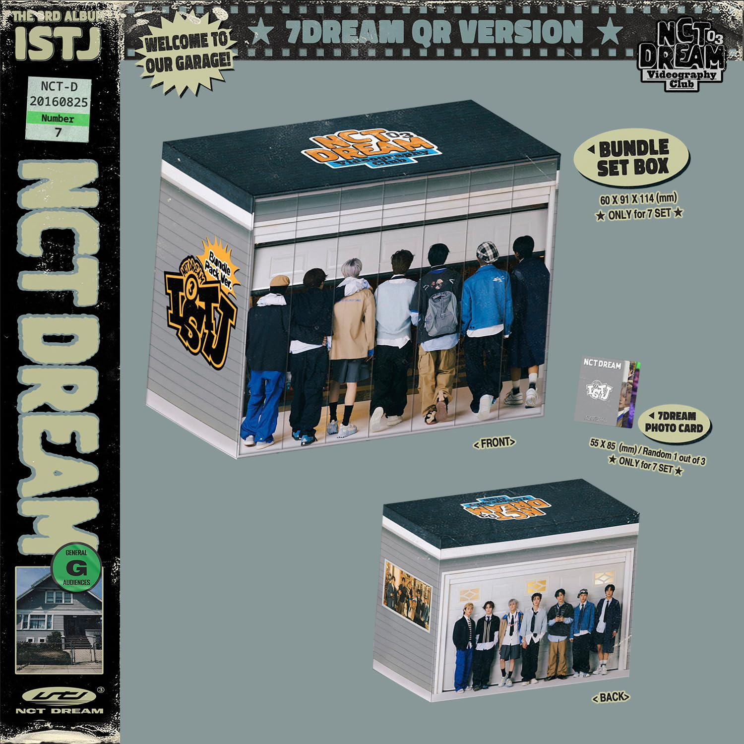 NCT DREAM - 3rd Album [ISTJ] (7DREAM QR Ver. - SET) Bundle Set Box