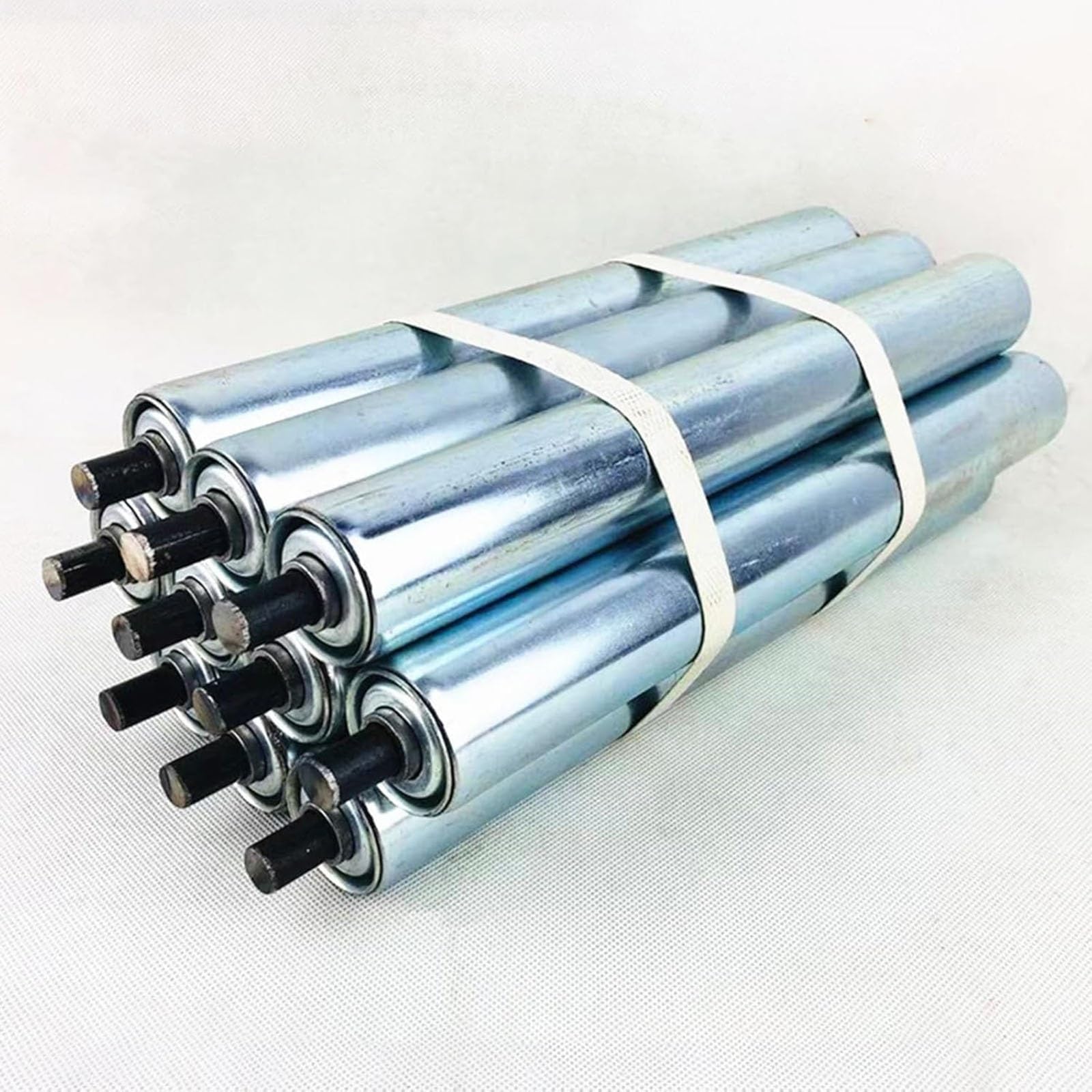 10 rulli trasportatori resistenti, diametro 5,1 cm, lunghezza 600 mm, rulli di ricambio di grado industriale, per movimentazione fluida dei trasportatori e soluzioni di movimentazione dei materiali