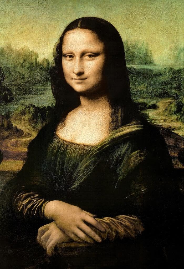 Leonardo Da Vinci Mona Lisa Realism Romantic Artwork Woman Davinci Anatomical Drawings Portrait Oil Painting Wall Art Renaissance Posters Canvas Vinci Art Cool Huge Large Giant Poster Art 36x54