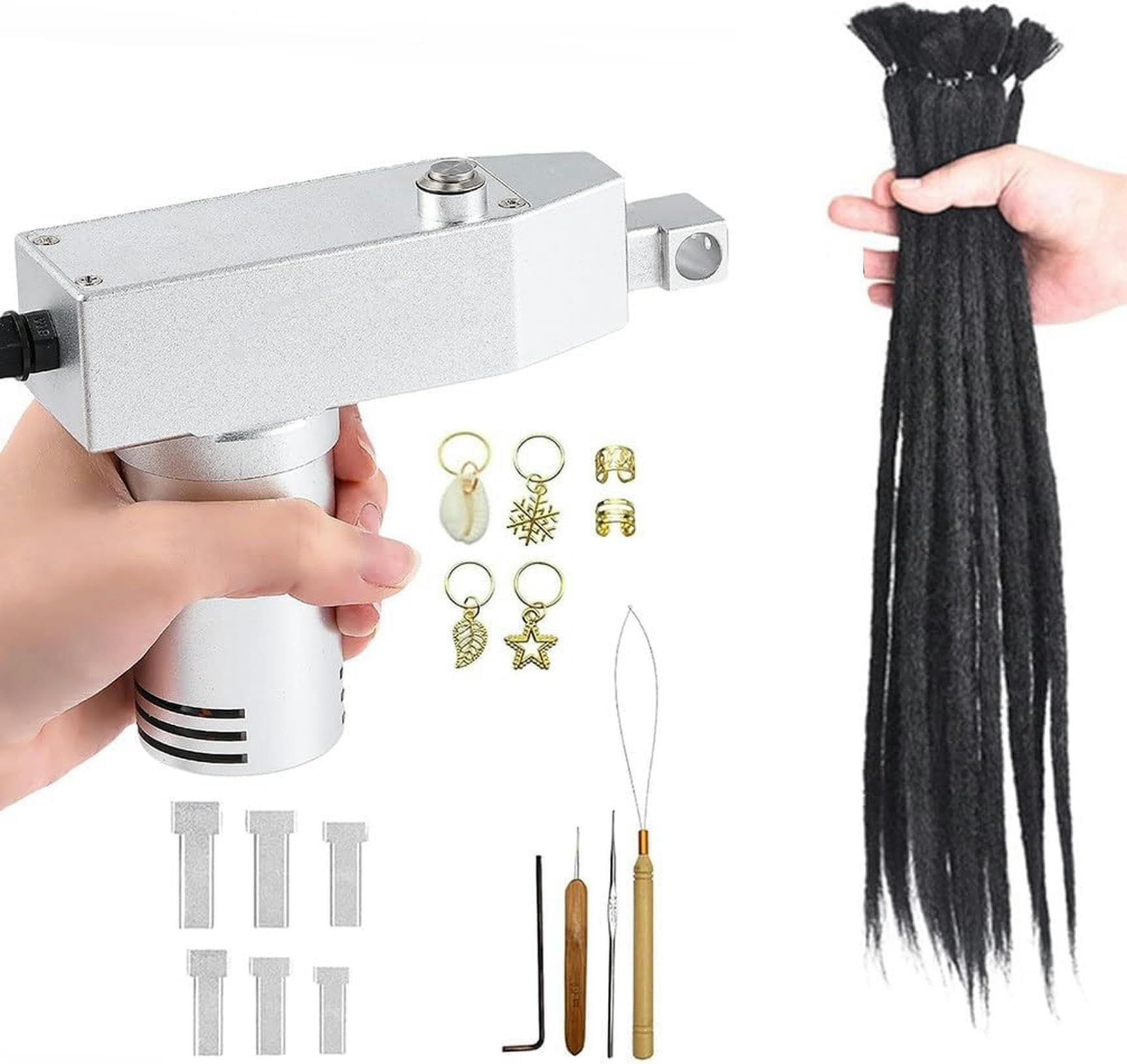 Machine à dreadlocks électrique pour faire des tresses soi-même