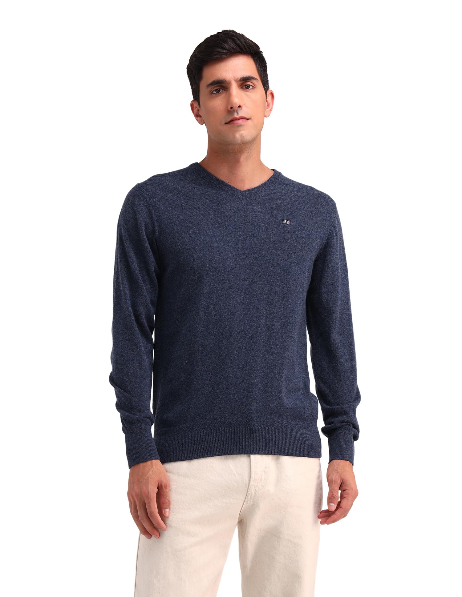 Regular Fit Knitted Sweater-image-1