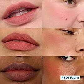 fwee Blurry Pudding Pot | Airbrushed Blush & Lip, Buildable & High Pigment, Long-lasting, Lightweight, Natural Soft Matte Finish, Satin Finish Blurring Blush - Feeln (Rose Beige) | 0.17 oz