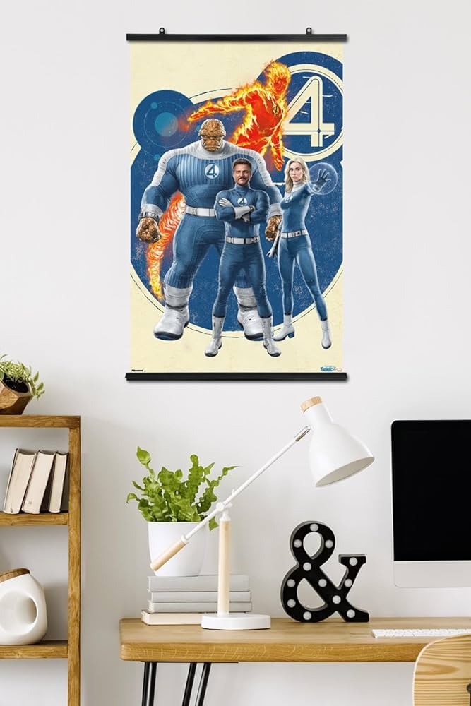 FANTASTIC FOUR ポスター 50x70 cm 4枚セット The official Japanese poster for the film 