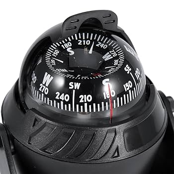 Amazon.co.jp: 車載 コンパス マリンコンパス 高精度 LEDライト