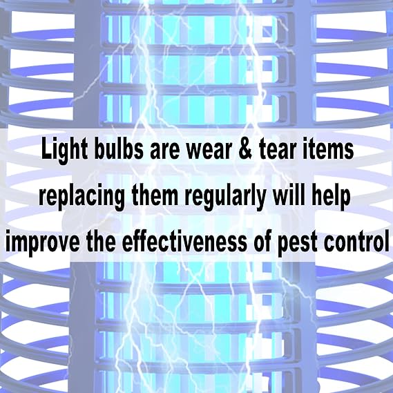 LUOJIBIE Bug Zapper + Replacement Bulb 1pcs