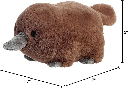 Miniatura 6 de Aurora® Adorable Spudsters™ Pongo Platypus Animal de Peluche Redondo - Ideal para Abrazos Confortables - Perfecto para Niños de Todas las Edades y