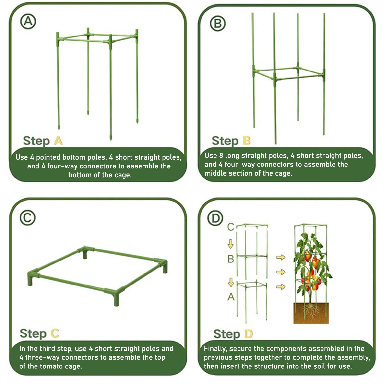 Traliccio da Giardino Supporto per Piante Rampicanti