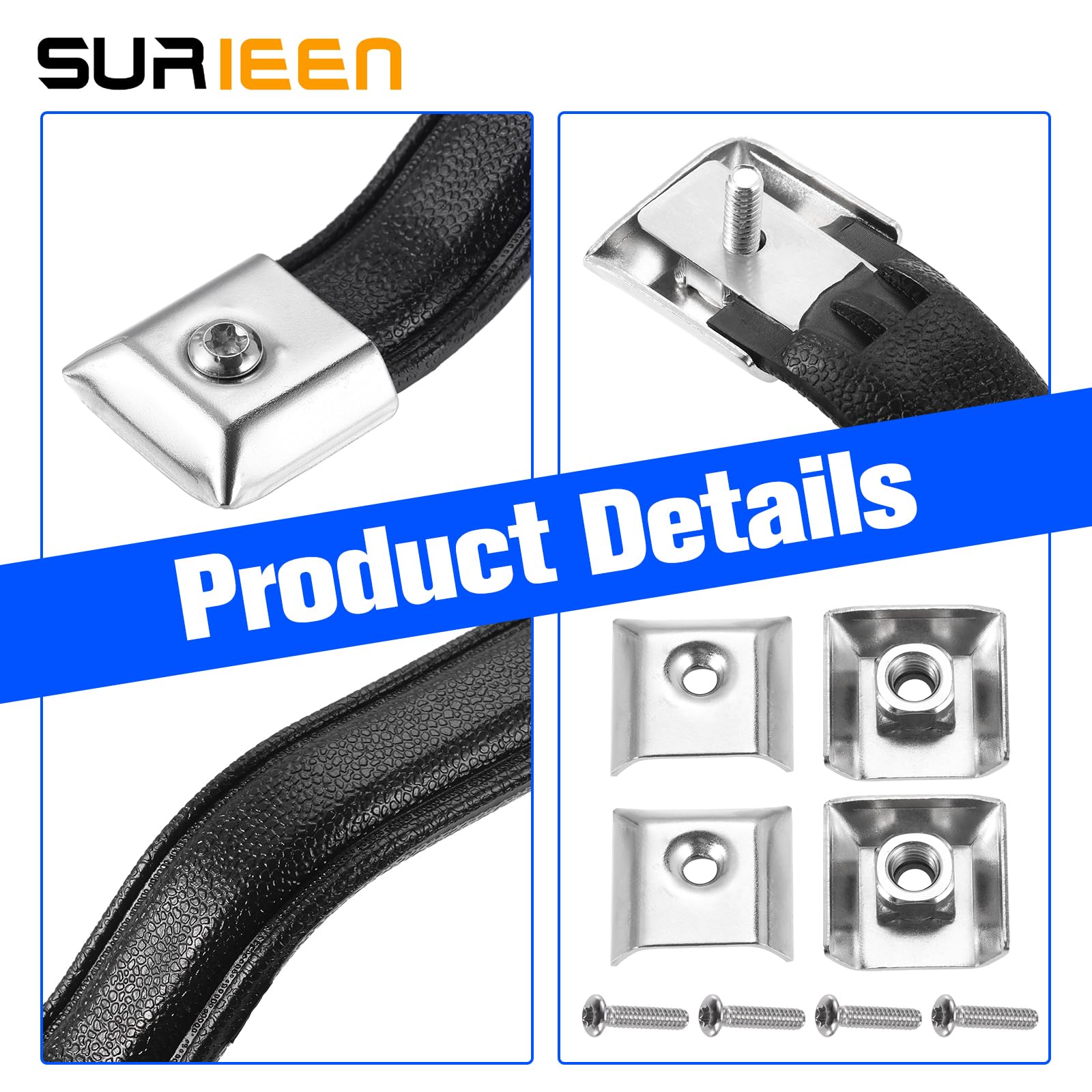 Lntyq Décor De Poignée De Porte De Voiture, 2 Pièces ABS Intérieur