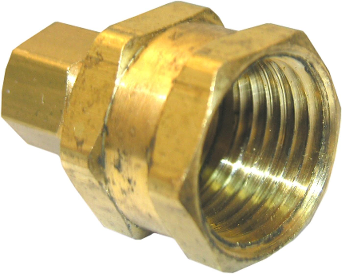 LASCO 17-6617 1/4-Inch Compression by 1/2-Inch Female Pipe Thread Brass Adapter
